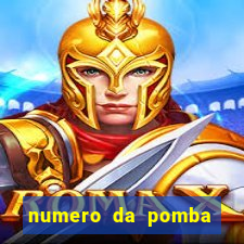 numero da pomba jogo do bicho